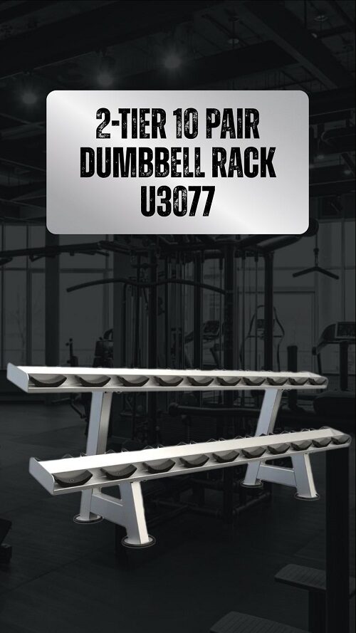 2-Tier 10 Pair Dumbbell Rack U3077